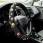 Preview: Xkeribom Lenkradbezug 37-38cm Lenkradschoner Lenkradschutz Aufsteckbare Lenkradabdeckung