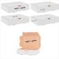 Preview: 50 Stück Packung Maxibriefkartons 180 x 130 x 45 mm Maxibrief MB-2 Weiß Versand Post Faltschachtel mit/ohne Druck LOGO TEXT