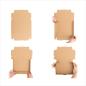 Preview: 50 Stück Packung Maxibriefkartons 180 x 130 x 45 mm Maxibrief MB-2 Weiß Versand Post Faltschachtel mit/ohne Druck LOGO TEXT