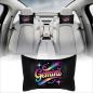 Preview: GEMINI - 1 Paar Auto Nackenkissen 20x30cm Nackenpolster mit Druck Astrologie ZODIAC STERNZEICHEN HOROSCOPE
