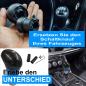 Preview: XKERIBOM Auto Getriebekopf Manueller Schaltknauf mit Adaptern, Universal Leder Aluminium Handball, für die Meisten Kraftfahrzeuge XSKF338