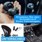 Preview: XKERIBOM Auto Getriebekopf Manueller Schaltknauf mit Adaptern, Universal Leder Aluminium Handball, für die Meisten Kraftfahrzeuge XSKF403