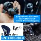 Preview: XKERIBOM Auto Getriebekopf Manueller Schaltknauf mit Adaptern, Universal Leder Aluminium Handball, für die Meisten Kraftfahrzeuge XSKF717