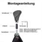 Preview: XKERIBOM Auto Getriebekopf Manueller Schaltknauf mit Adaptern, Universal Leder Aluminium Handball, für die Meisten Kraftfahrzeuge XSKF876