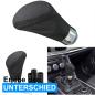 Preview: XKERIBOM Auto Getriebekopf Manueller Schaltknauf mit Adaptern, Universal Leder Aluminium Handball, für die Meisten Kraftfahrzeuge XSKF878