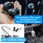 Preview: XKERIBOM Auto Getriebekopf Manueller Schaltknauf mit Adaptern, Universal Leder Aluminium Handball, für die Meisten Kraftfahrzeuge XSKF882