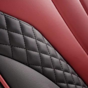 Preview: Sportliche 5-Sitzer-Sitzbezüge aus PU-Leder UNIVERSAL KOMFORT (FARBAUSWAHL)