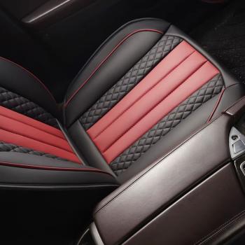 Preview: Sportliche 5-Sitzer-Sitzbezüge aus PU-Leder UNIVERSAL KOMFORT (FARBAUSWAHL)