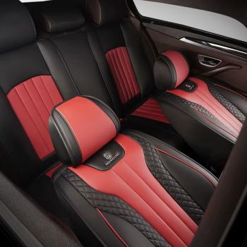 Preview: Sportliche 5-Sitzer-Sitzbezüge aus PU-Leder UNIVERSAL KOMFORT (FARBAUSWAHL)