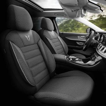 Auto Sitzbezug Set Universal Vorne und Hinten Komfortabel Komplett Set