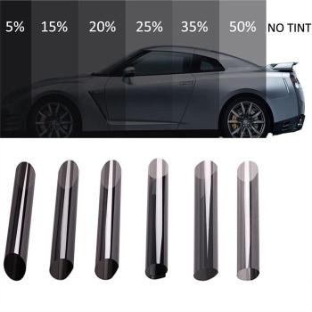 Preview: Tönungsfolie Schwarz Black 75x300cm - Tönungsstufe: 60%