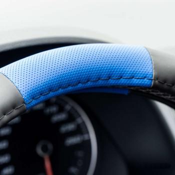 Preview: Xkeribom Lenkradbezug 37-38cm Lenkradschoner Lenkradschutz Aufsteckbare Lenkradabdeckung