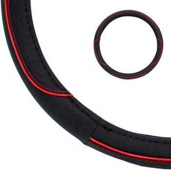 Preview: Xkeribom Lenkradbezug 37-38cm Lenkradschoner Lenkradschutz Aufsteckbare Lenkradabdeckung