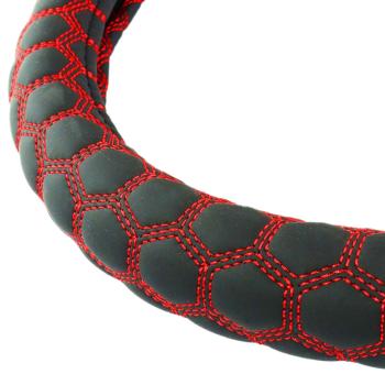 Preview: Xkeribom Lenkradbezug 37-38cm Lenkradschoner Lenkradschutz Aufsteckbare Lenkradabdeckung