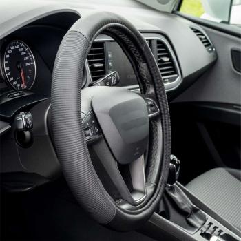 Preview: Xkeribom Lenkradbezug 37-38cm Lenkradschoner Lenkradschutz Aufsteckbare Lenkradabdeckung