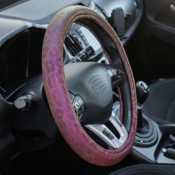 Preview: Xkeribom Lenkradbezug 37-38cm Lenkradschoner Lenkradschutz Aufsteckbare Lenkradabdeckung