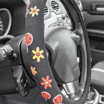 Preview: Xkeribom Lenkradbezug 37-38cm Lenkradschoner Lenkradschutz Aufsteckbare Lenkradabdeckung