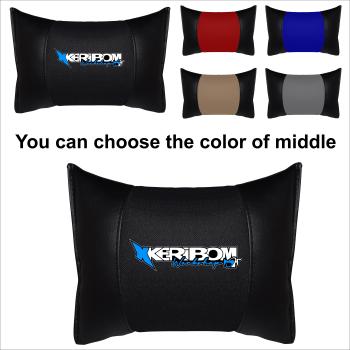 Preview: Nackenpolster Rückenpolster Personalisiert Bild Logo TEXT DTF auf Polster  Auto Nackenpolster Nackenstütze Rückenpolsterung