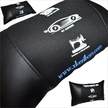 Nackenpolster Rückenpolster Personalisiert Bild Logo TEXT DTF auf Polster  Auto Nackenpolster Nackenstütze Rückenpolsterung