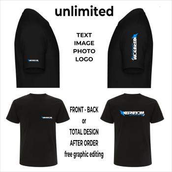 Preview: Individuell bedrucktes T-Shirt Personalisiertes T-Shirt mit Wunschdesign - Xkeribom Workshop