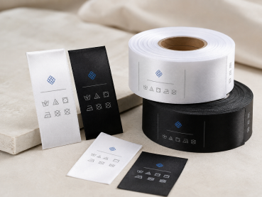 Preview: Individuelle Textil-Labels & Etiketten – Gewebt, Satin, Baumwolle & Non-Woven