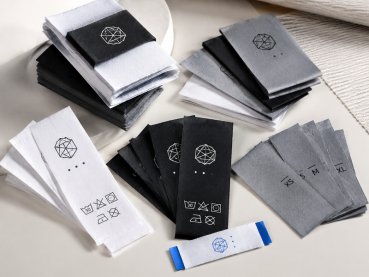 Preview: Individuelle Textil-Labels & Etiketten – Gewebt, Satin, Baumwolle & Non-Woven