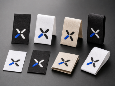 Individuelle Textil-Labels & Etiketten – Gewebt, Satin, Baumwolle & Non-Woven