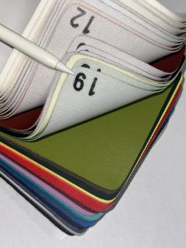 Preview: 1,02 mm Dickes Leder Kunstleder 100% Qualität (METERWARE) 10% Elastizität auf beide Seite - XBM-HappyN