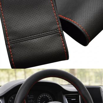 Preview: Xkeribom Original AUTO PU Leder Lenkradbezug zum Schnüren 37-38cm ECHT PERFORIERT 100% HANDARBEIT mit Farbauswahl
