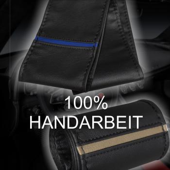 Preview: Xkeribom Auto Pu Leder Lenkradbezug zum Schnüren 37-38cm 12 Uhr Markierung Design mit Farbauswahl ( XKM-XLB5 )