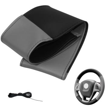 XLBG5 Xkeribom Leder Lenkradbezug zum Schnüren 37-38cm 4 Teilig Design mit Farbauswahl + STAFFELPREISE