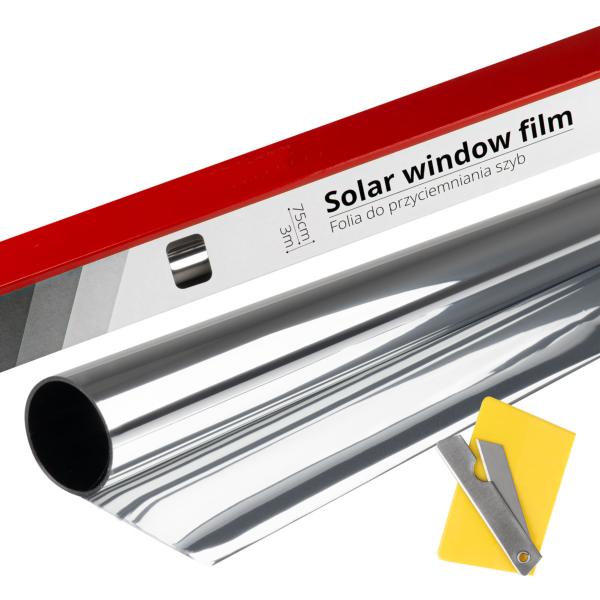 Tönungsfolie Dark Silver 75x300cm - Tönungsstufe: 15%