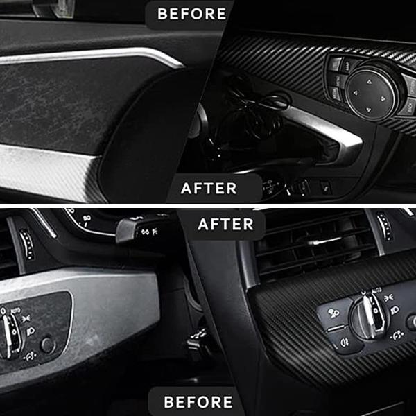 Carbonfolie Silber 30cm x 150cm