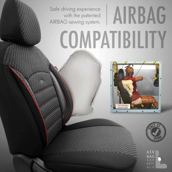 Auto Sitzbezug Set Universal Vorne und Hinten Komfortabel Komplett Set