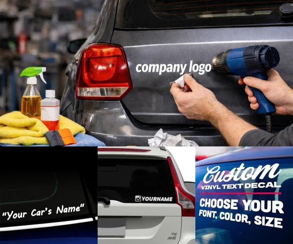 Dein Wunschtext als Aufkleber – Auto - Motorrad - Showroom Sticker Folie - Xkeribom Workshop