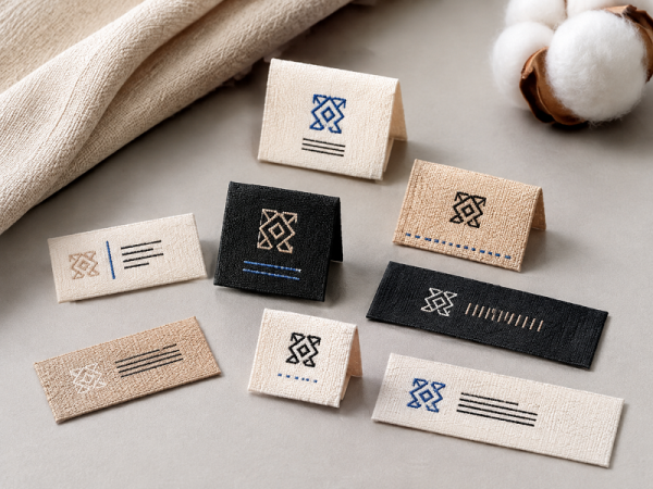 Individuelle Textil-Labels & Etiketten – Gewebt, Satin, Baumwolle & Non-Woven