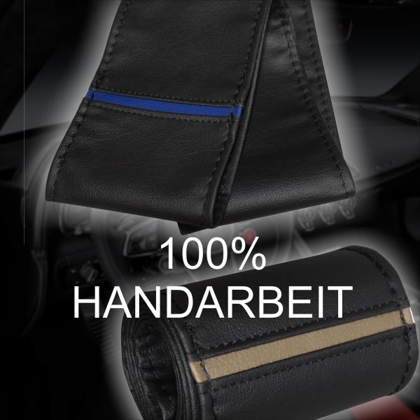 Xkeribom Auto Pu Leder Lenkradbezug zum Schnüren 37-38cm 12 Uhr Markierung Design mit Farbauswahl ( XKM-XLB5 )