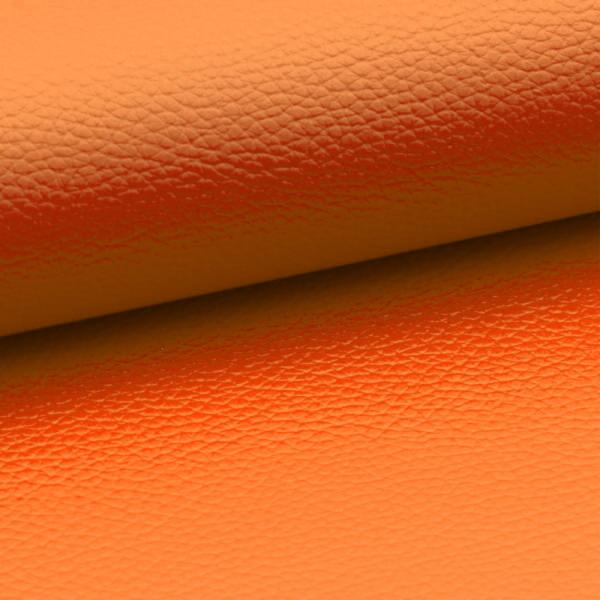 Leder Kunstleder Sofa Sessel Lenkrad Leder (METERWARE) - (Orange)