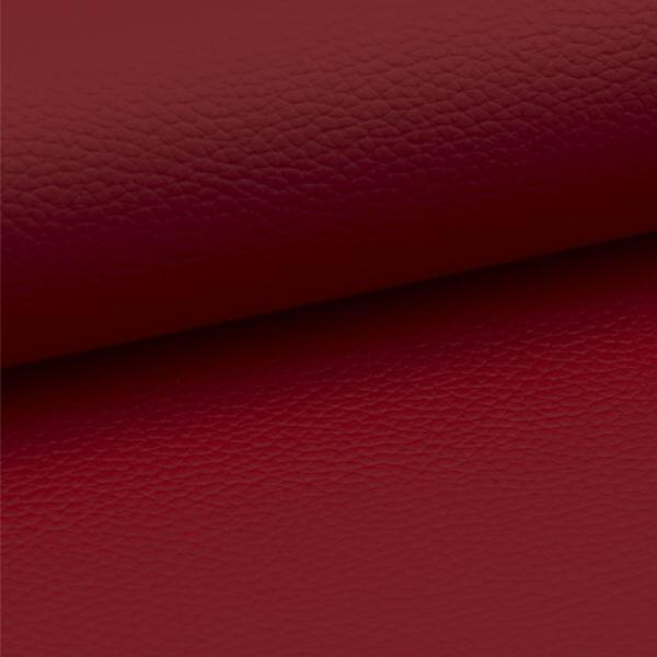 Leder Kunstleder Sofa Sessel Lenkrad Leder (METERWARE) - ( Weinrot) -